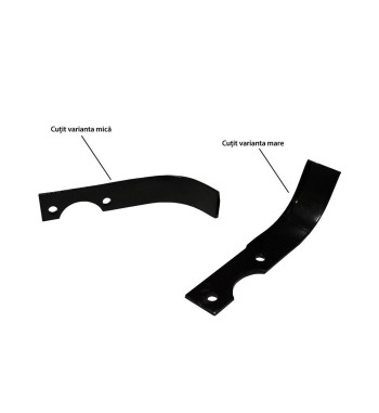 Cutit Freze Motocultor, Lungime 22 cm (Varianta Mare), Rotakt Pentru Motocultoarele Cu Putere Mai Mare De 9 CP