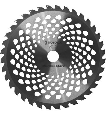 Disc cosire pentru motocoasa, dinti vidia, 36T, 230 x 25.4 x 1.3 mm RODT36231A