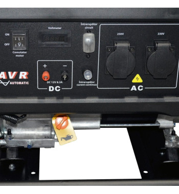 Generator De Curent Pe Benzina Rotakt ROGE3000 3.0 KW, AVR, Voltmetru, Iesire De 12V, Consum de 1,09L/ora