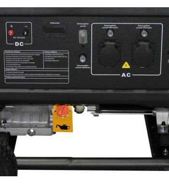 Generator de curent benzina Rotakt ROGE7000 6.8 KW, AVR, Voltmetru, Iesire12V, Consum Redus 3,12 l/h