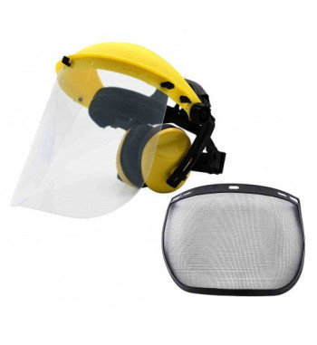 Viziera de protectie cu antifoane externe