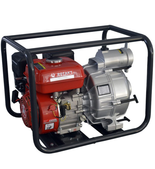 Motopompa Rotakt ROMP80WB26-3,8Q Pentru Apa Murdara 3", Debit Maxim 1100L/min