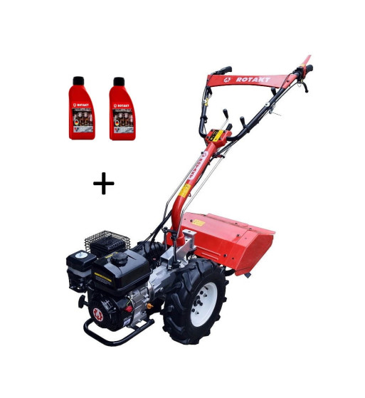 Motocultor Rotakt MF360, 6.5 CP, benzina + Freza de pamant TI360 + 2 x Ulei Rotakt SAE 15W-40