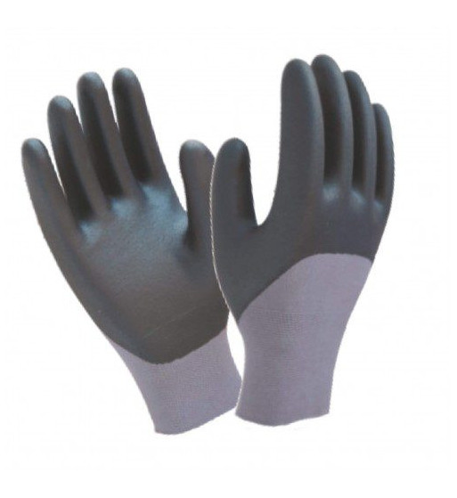 Manusi N2403 din Nylon, Cu protectie de nitril, Marime S10