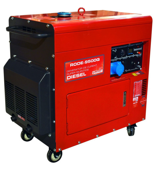 Generator DIESEL Rotakt RODE9500Q, (Include ATS Pornire Automata Pana De Curent), AVR, Pornire Electrica