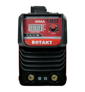 Aparat de tip invertor pentru sudura MMA, ROTAKT MMA 180 cu valiza