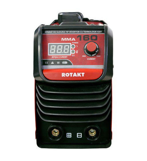 Aparat de tip invertor pentru sudura MMA, ROTAKT MMA 160 cu valiza