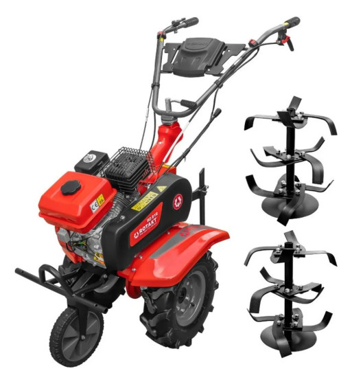 Motocultor Rotakt Centaur RO81R cu kit de capotare, Benzina, 8 CP