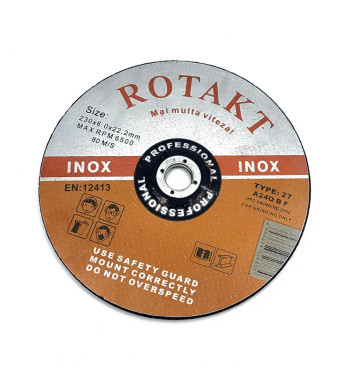 DISC ABRAZIV POLIZARE INOX DEGAJAT 230X6X22.2