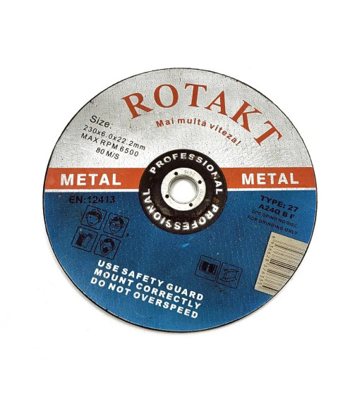 DISC ABRAZIV POLIZARE METAL DEGAJAT 230X6X22.2