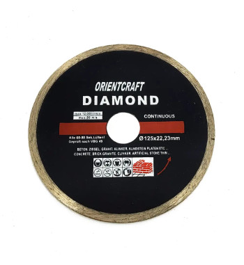 DISC DIAMANTAT SEGMENT CONTINUU 1001.04 125MM