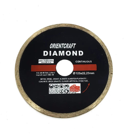 DISC DIAMANTAT SEGMENT CONTINUU 1001.04 125MM