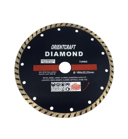 DISC DIAMANTAT TURBO 180MM 1002.06