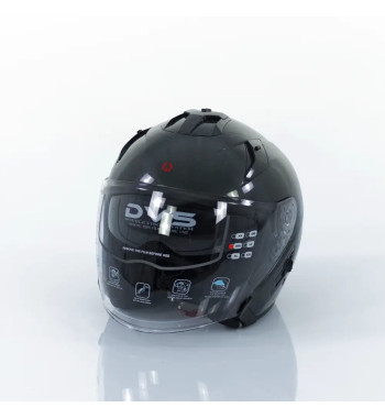 Casca Motocicleta, Scuter, Triciclu,  Rotakt OP12, ABS, Certificare ECE.R22.06, Gri, Marime L