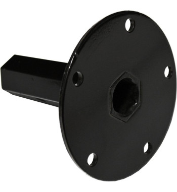 Tub / manicot profil hexagonal, 23 mm, lungime 120 mm, pentru roti motocultor, Rotakt